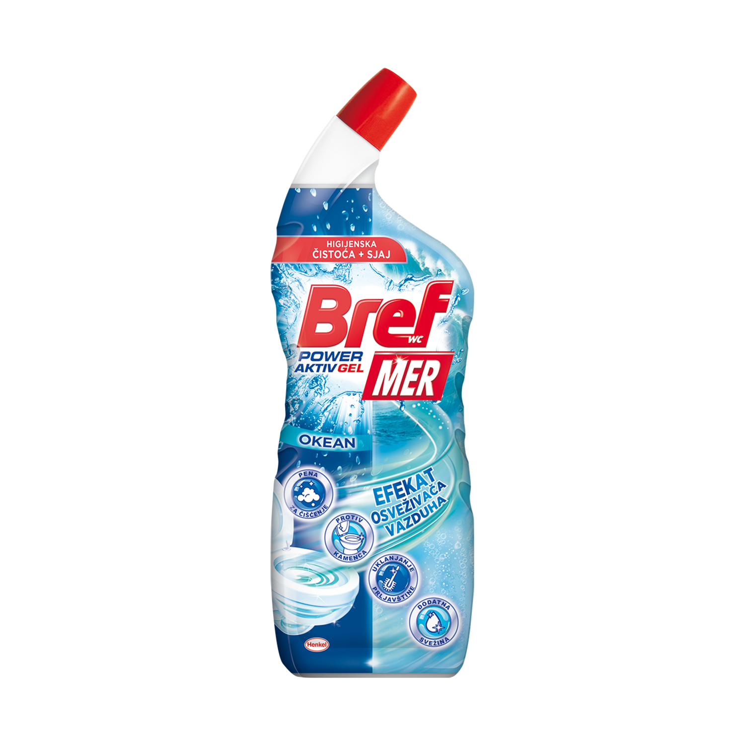 BREF POWER AKTIV GEL OCEAN 700ML Bref Power Aktiv Gel
