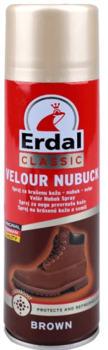 ERDAL VELOUR NUBUK BROWN -SPREJ BRAON