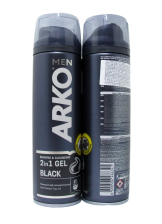 ARKO gel za brijanje 200ml-BLACK
