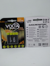 VOLTA alkalna baterija LR03 AAA 4/1-blis
