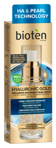 BIO FACE SERUM HYALURONIC GOLD 30ML R19