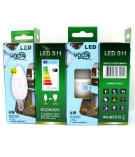 VOLTA LED sijalica E14 C37 6W  6500k