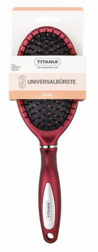 Titania četka 1631-crvena,ovalna,vel.