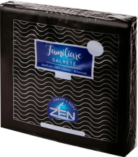 ZEN SALVETA CRNA 30/1 FAMILIARE 2SL 33X33