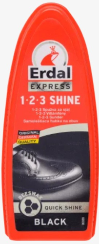 ERDAL 1-2-3 SHOE SHINE BLACK