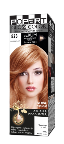 POPART GLOSS COLOR 823 - karamel plava