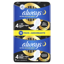 ALWAYS ULOSCI ULTRA SECURE NIGHT 12 BIG PACK