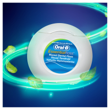 ORAL B FLOSS ESSENTIAL UNWAXED 50M