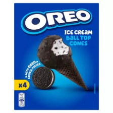 OREO MULTIPACK BALL TOP CONE 4X100ML