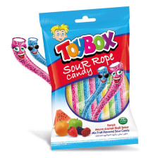 TOY BOX SOUR ROPE CANDY 80G