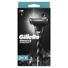 GILLETTE MACH3 CHARCOAL 2UP