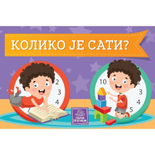 KOLIKO JE SATI KARTONSKA SLIKOVNICA