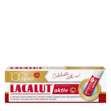 Lacalut Aktiv pasta 75 ml + Gratis Lacalut balzam za usne