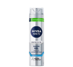 NIVEA gel za brijanje 200ml-SILVER PROTECT