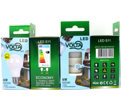 VOLTALED SIJ.E27 A60 6W 6500K