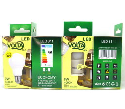 SIJALICA VOLTA LED E27 A60 9W 4000K