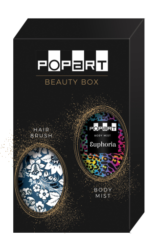 POPART SET BODY MIST EUPHORIA + ČETKA