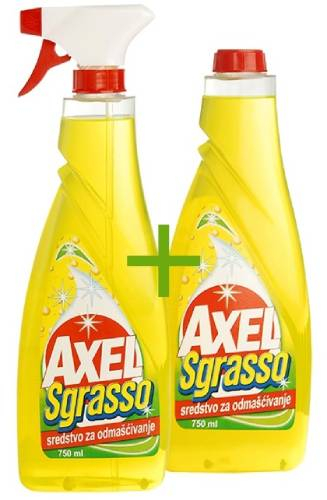 AXEL DUOPAK SGRASSO PUMP 750ML+DOPUNA 750ML