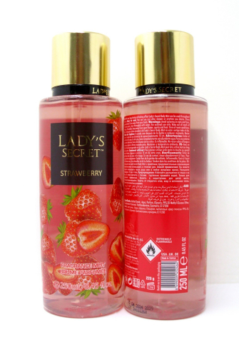 LADY SECRET BODY MIST PARF. 250ML STRAWBERRY