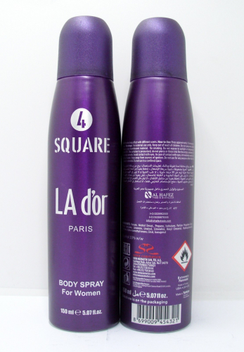 4 SQUARE DEO W LA DOR 150ML