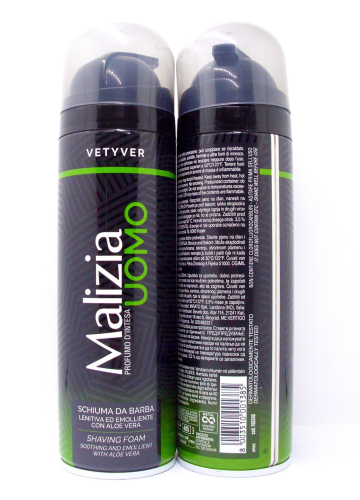 Malizia pena za brijanje 300ml-VETYVER