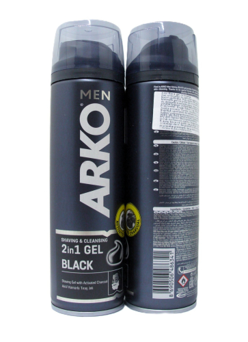 ARKO gel za brijanje 200ml-BLACK