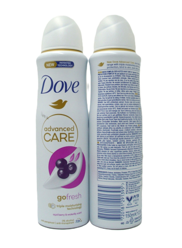 Dove deo spray 150ml W-GO FRESH ACAI BERRY