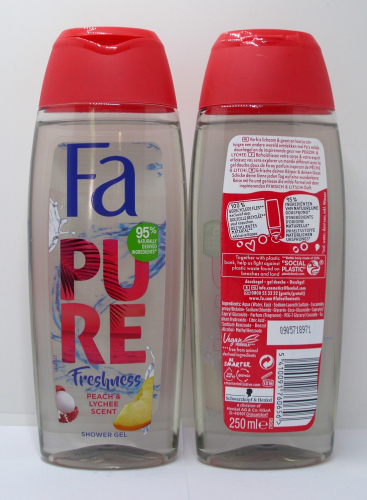 Fa dush gel 250ml W-PEACH LYCHEE