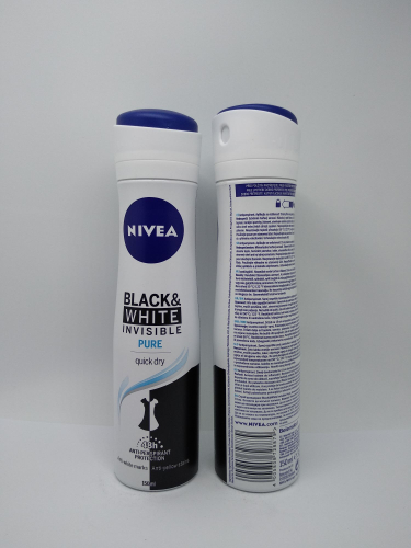 DEO NIVEA 150ML INVISIBLE PURE