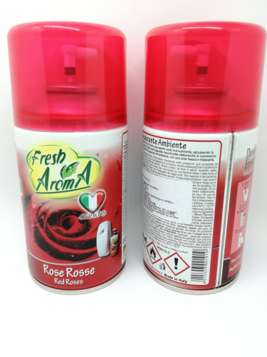 FRESH DEOMATIC SPRAY 250ML-RED ROSES