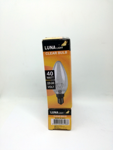 LUNA SIJALICA CLEAR E14 40W