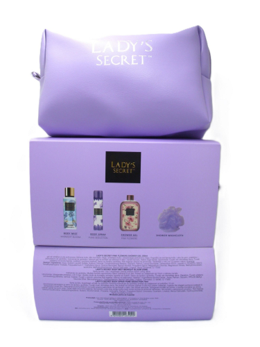 LADYS SECRET SET MIDNIGHT(DEO+BM+SH+PUFNA)