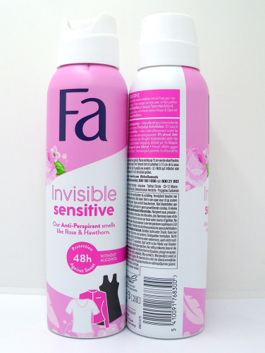 Fa deo 150ml W-INVISIBLE SENSITIVE ROSE HAWTHORN