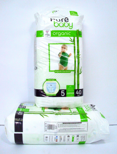PURE BABY pelene gacice 5 40/1