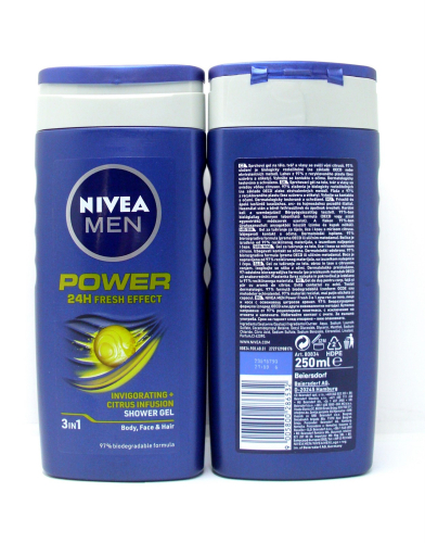 NIVEA GEL ZA TUS. M POWER 250ML