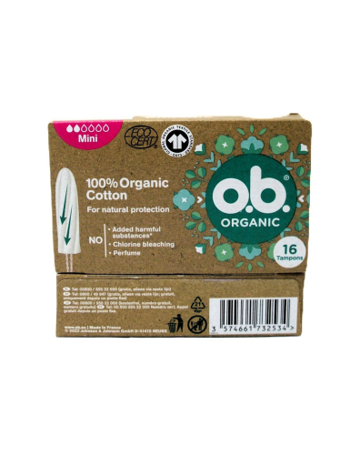 OB TAMPONI 16pcs-MINI ORGANIC
