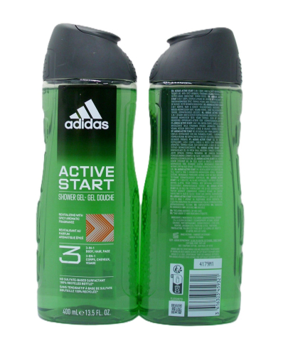 Adidas shower gel 400ml M-ACTIV START 3u1