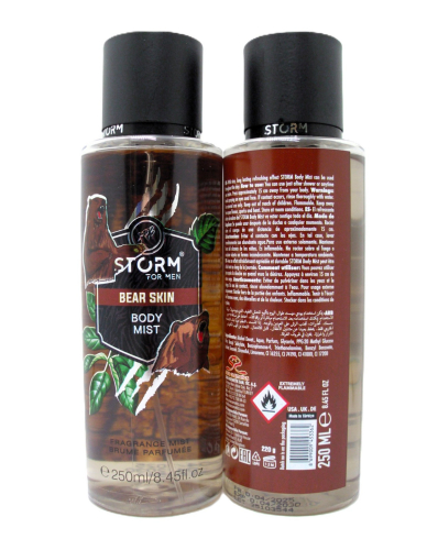 STORM MEN body mist parf. 250ml BEAR SKIN