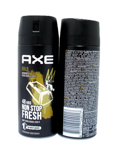 Axe deo spray 150ml-GOLD