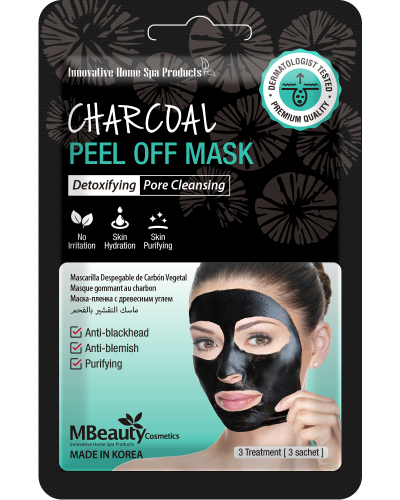 MB crna detox peel off maska 3kom