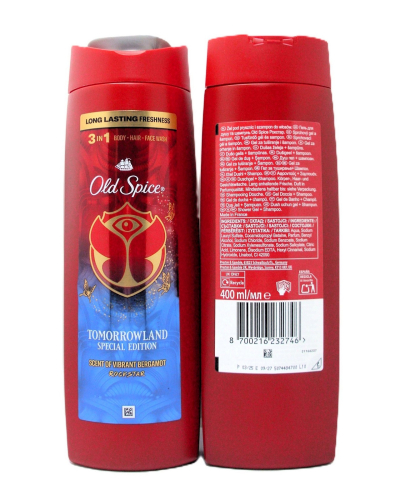Old spice dush gel 400ml -TOMORROWLAND
