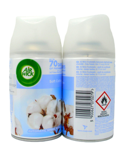 AIRWICK dopuna 250ml-SOFT COTTON
