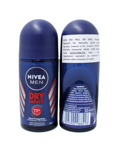 NIVEA ROLL ON DRY IMPACT 50ML