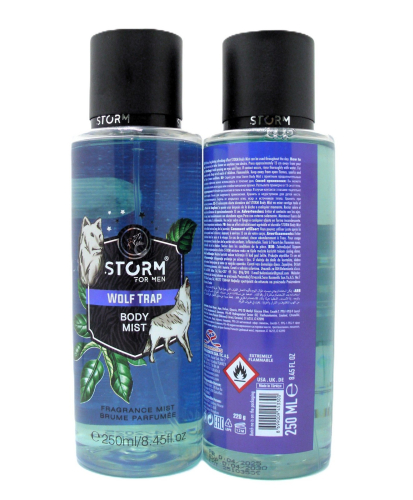 STOR MEN BODY MIST 250ML WOLF TRAP