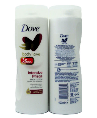 DOVE BODY LOSION 400ML INTENSIVE CARE