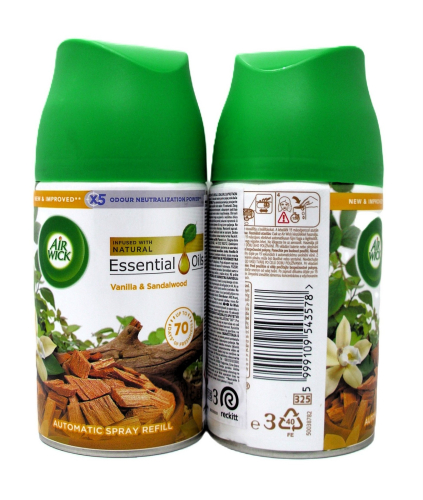 AIRWICK DOPUNA 250ML VANILA SANDALOVINA