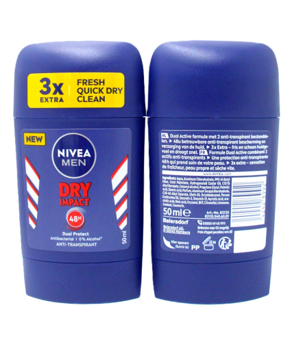 NIVEA STICK 50ML DRY IMPACT