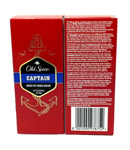 OLD SPICE ash 100ml CAPTAIN