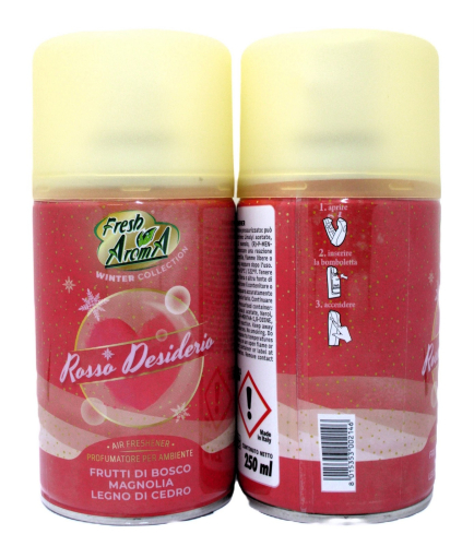FRESH deomatic spray 250ml-winter ROSSO DESIDERIO