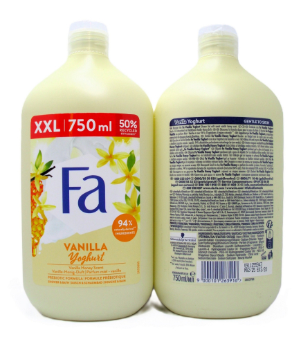 Fa dush gel 750ml W-VANILLA YOGHURT